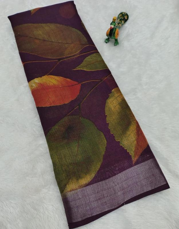 GC soft lenin saree bulk purchase